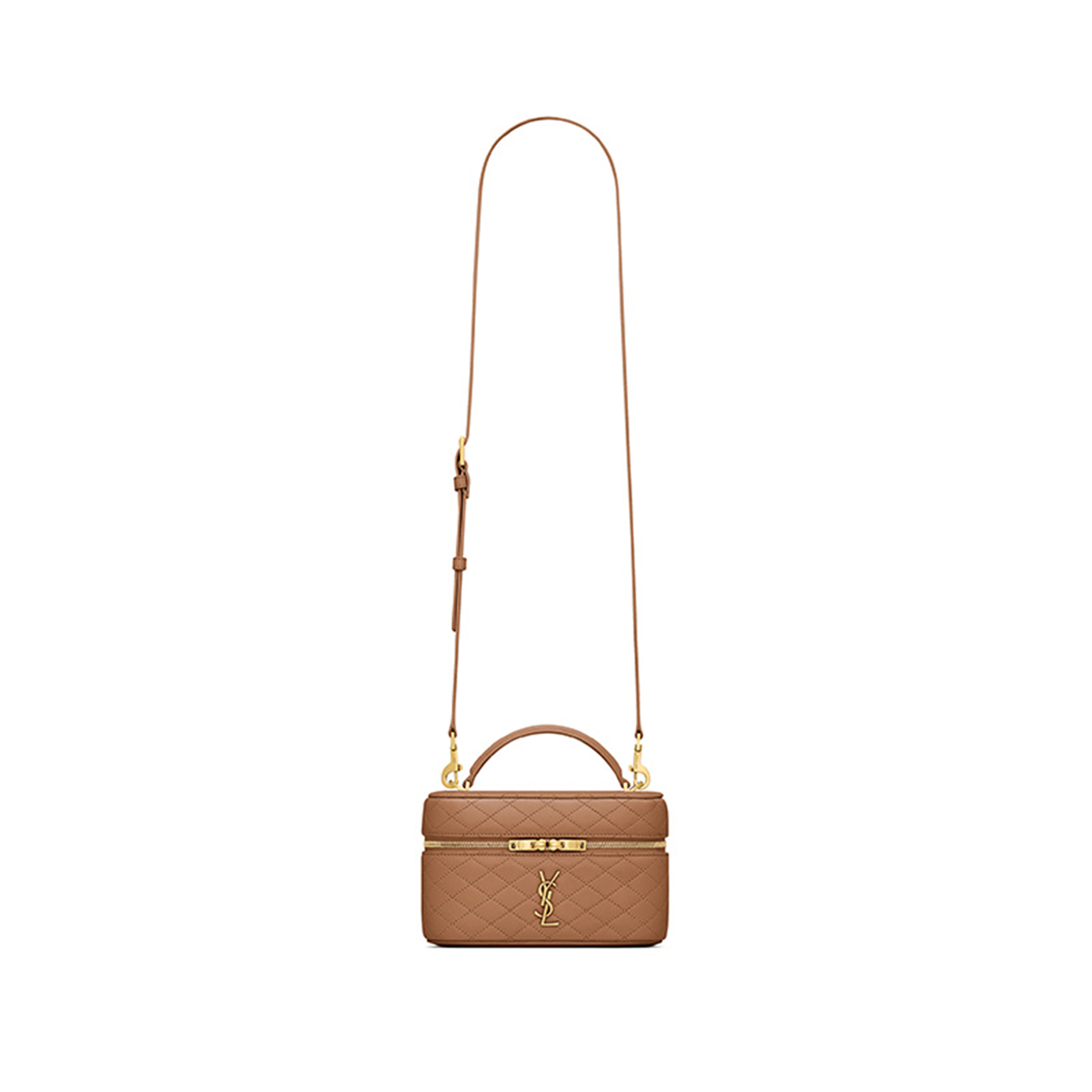 YSL GABY VANITY BAG IN LAMBSKIN 7667311EL072536 (18*11*6.5cm)
